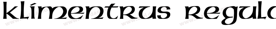 KlimentRus Regular字体转换